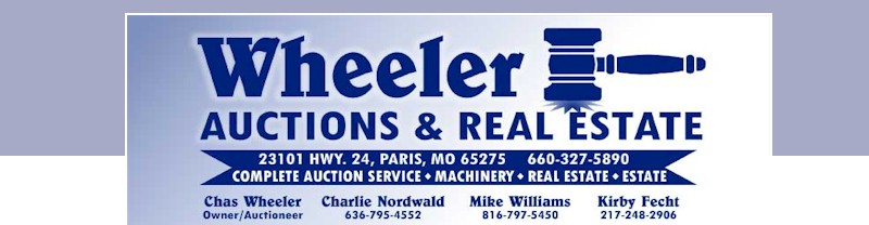 Wheeler Auctions & Real Estate Paris, MO 65275