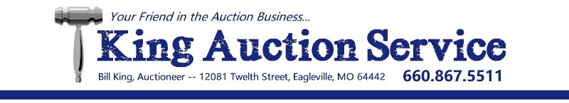 King Auction Service Eagleville, MO 64442