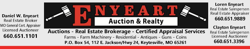 Enyeart Auction & Realty Keytesville, MO 65261
