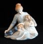 Lenox Vase & Bud Vase, A Mothers Touch Porcelain Figurine, Lladro Porcelain Figurine