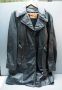 Vintage Bermans Leather Jacket, Size 50L, & Startown Leather Overcoat With Removable Fleece Lining, Size 44