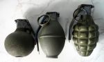 Inert Grenades, Qty 3, Includes Pineapple, REX 55 M12, And Ball