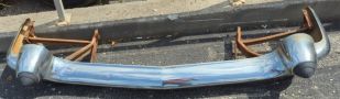 1957 Chevy One-Piece California Front Bumper With Bullets