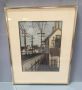 Bernard Buffet (French, 1929-1999) Le Route Sur Village (The Village Road) Lithograph With COA, Framed Double Matted Under Glass, 14.5