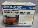 All-Pro Portable Propane Forced Air Heater, Model # SPC-85
