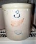 Red Wing Tall Stoneware 3 Gallon Crock, 11