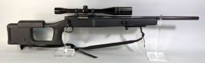 Remington 700 .223 REM Bolt Action Rifle SN# B6270695, Leupold Scope, Stock Is Ultimate Varmint By Major John Plaster, Padded Sling