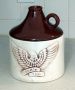 Ceramic Cookie Jug With Eagle Accent, 9.5