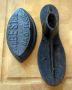 Asbestos 12-9 Sad Iron, Missing Handle, And Antique Shoe Form