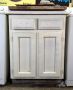 Hand Crafted Storage Cabinet With Stone Top, 28