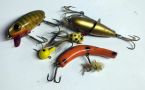 Vintage Fishing Lures, Qty 5