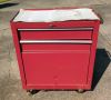 Rolling Two Drawer Locking Tool Chest With Storage, 31.5