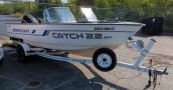 1996 Starcraft 190 Fish Master 19' Sport Boat, With Mercury 115 Outboard Motor And 24' Starcraft Trailer