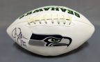 Jim Zorn Seattle Seahawks Autographed Football With JSA COA Card And Sticker