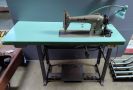 Vintage Brother Industries LTD Chandler Sewing Machine, Model DB1-B760, With Smooth Flo Foot Pedal Sewing Table With Lamp, 30