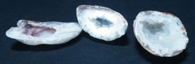 Natural Agate Geodes, Qty 3, 3