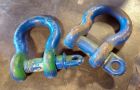 Heavy Duty D-Ring Shackles With Screw Pins, Qty 2