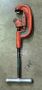 Ridgid Pipe Threader Ratchets, Qty 2, Dies, Reemer, And Pipe Cutter