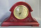 Battery Powered Mantle Clock in Cherry Finish, 18