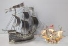 Model Sailing Ships Made From Wood, 11