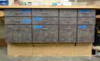 Hand Crafted Heavy Duty Workbench With Storage Drawers, 38.5