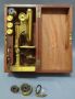 Antique R & J Beck Brass Microscope With Extra Lenses, In Wood Case8