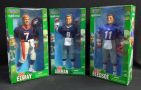 Hasbro Starting Line Up 1998 Editions Fully Posable Figurines Of Drew Bledsoe, Troy Aikman, And John Elway