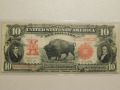 1901 Series $10 Bison Note - VF 20, RARE