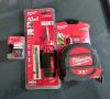 Milwaukee Hand Tools Including 10-In-1 ECX Multi-Bit Driver, Model 48-22-2101, Fastback Flip Utility Knife, Model 48-22-1901, 7-Piece Hollowcore Metric Magnetic Nut Driver Set, Model 48-22-2517, 6-Piece 30-Degree Knuckle Pivoting Bit Holder, Model 48-32-2