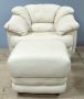 Soft Linen Group Faux Leather Chair, 32