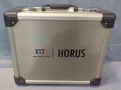 Metal Hard Case Marked Horus X12S, With Keys, Foam Insert, And Lanyard