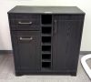 Storage Cabinet With Trash Can Drawer And Inner Shelves, 36
