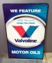 Valvoline Motor Oil Double Sided Metal Sign, 36