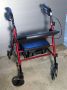 Fully Adjustable Rolling Walker With Seat And Hand Brakes