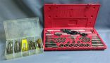 Dayton 58-Piece Tap & Die Set, Model 6X628, In Hard Sided Carry Case, And Taps, Various Sizes