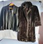 Jordash Faux Fur Overcoat And Leather Jacket Men's XL